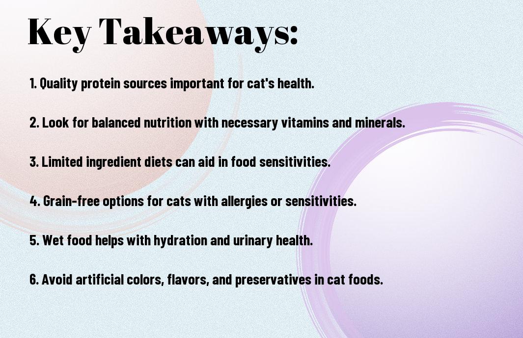 Vet-Recommended Cat Foods