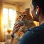 The Intersection Of Technology And Pet Care – Exploring The Benefits Of Wireless Earbuds While Grooming Your Cat - Tech And Pet Care Benefits Of Earbuds In Grooming Hnj