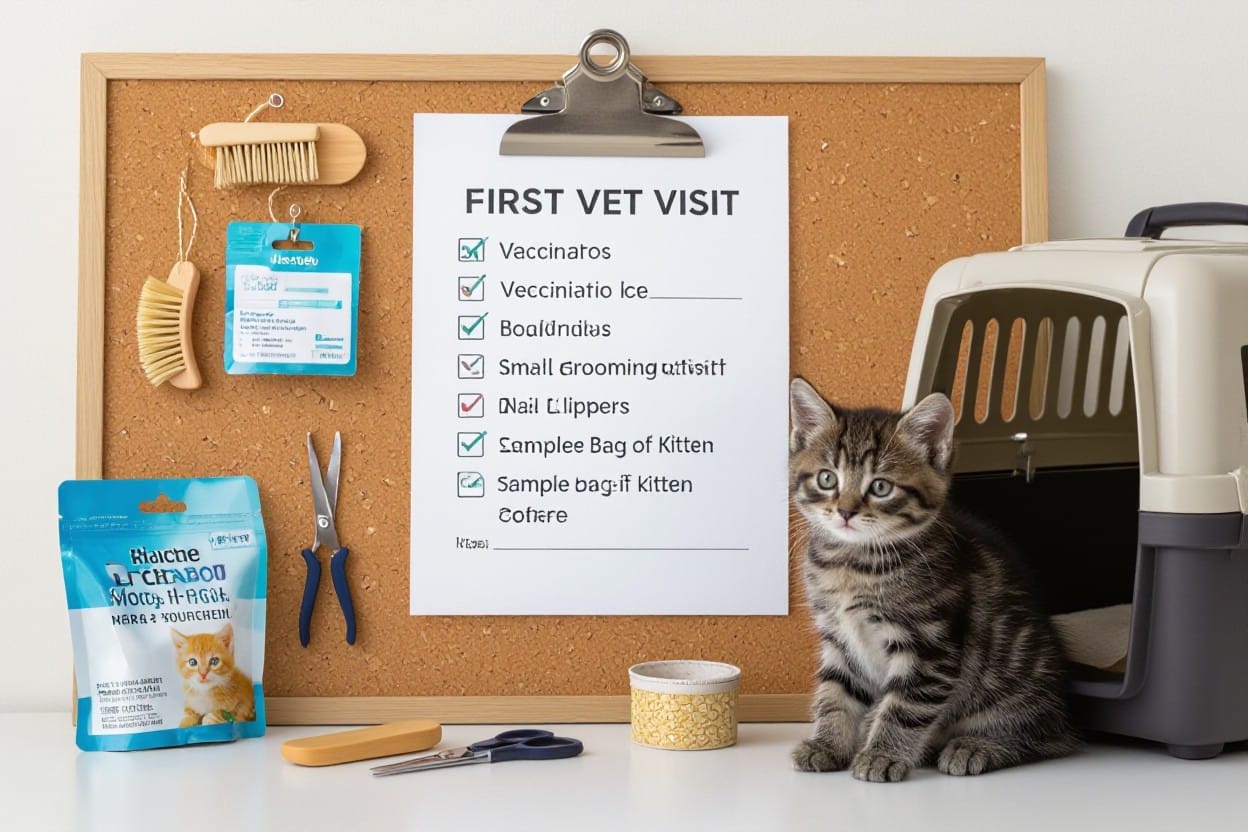First Vet Visit Checklist for New Kittens