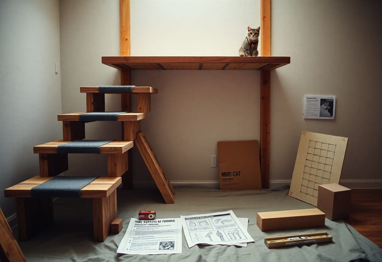 Diy Cat Wall Shelves Vertical Playground On A Budget Dhc