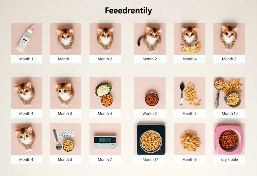 Kitten Feeding Schedule - A Month-by-Month Guide for Your Young Cat
